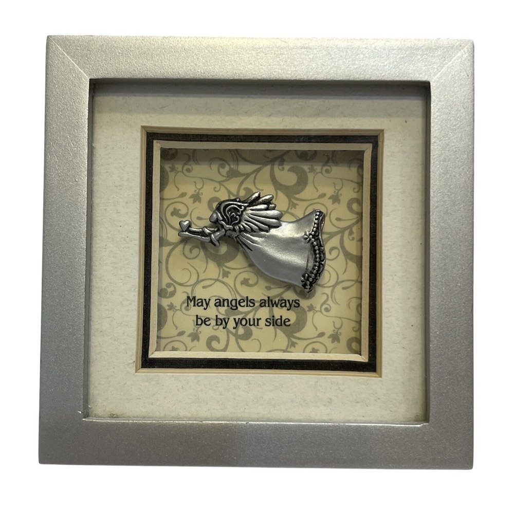 Ganz May Angels Always Be By Your‎ Side Pewter Angel Wall Decor